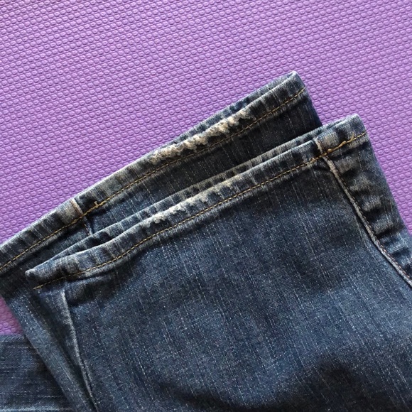 Express Low Waist Straight Leg Jeans Size 8R - Picture 7 of 7